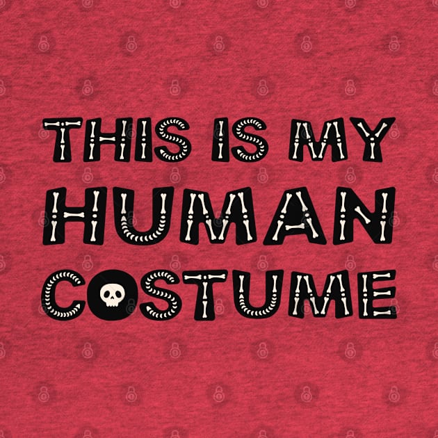 This is my human costume, i'm really a SKELETON by Myartstor 